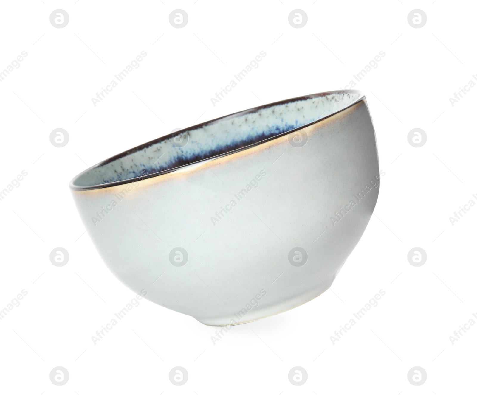 Photo of Clean empty ceramic bowl isolated on white