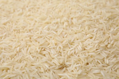 Heap of rice as background, closeup view