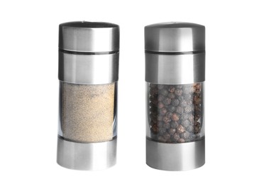 Image of Pepper shaker and pepper mill isolated on white