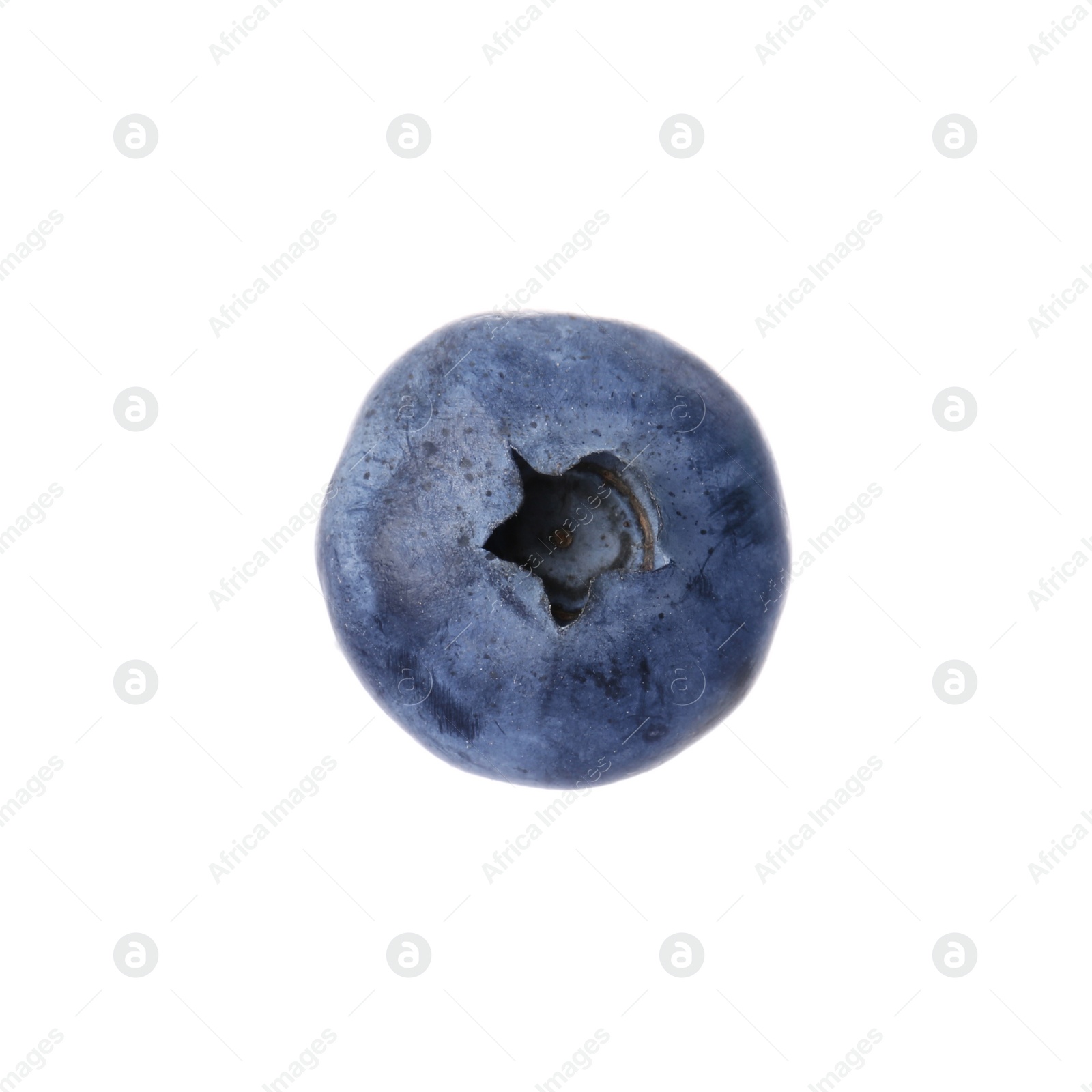 Photo of Tasty ripe fresh blueberry isolated on white