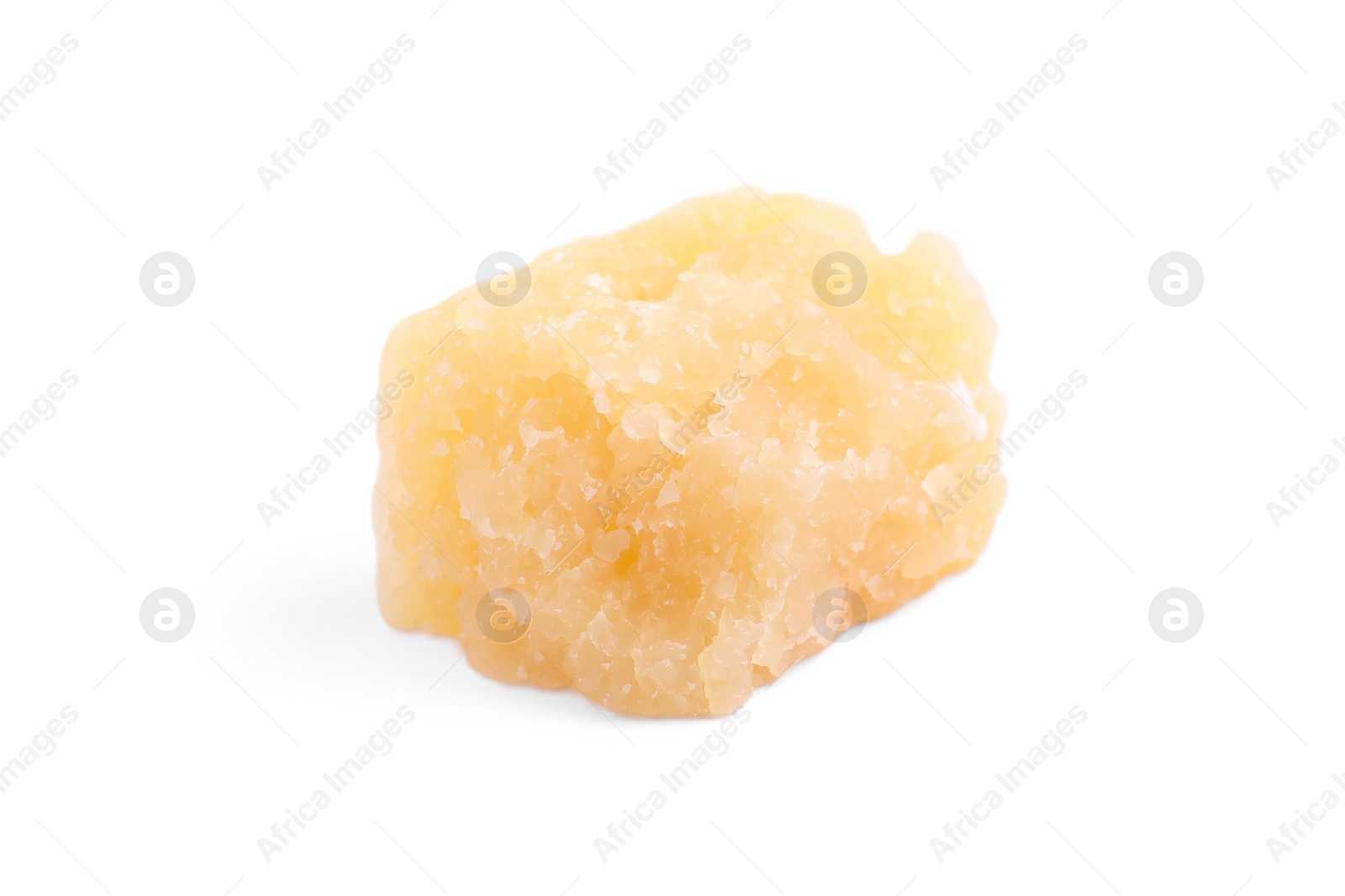 Photo of Piece of delicious parmesan cheese isolated on white