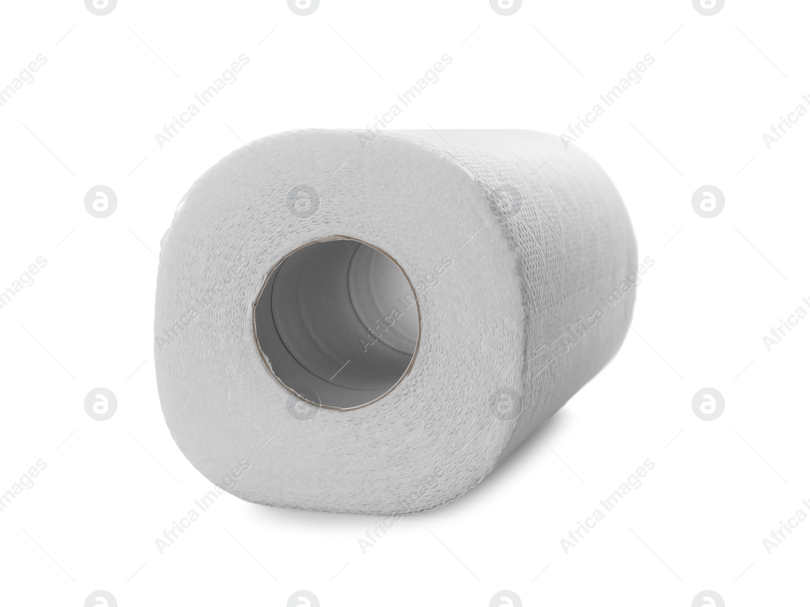 Photo of Roll of paper tissues isolated on white