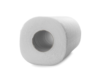 Photo of Roll of paper tissues isolated on white