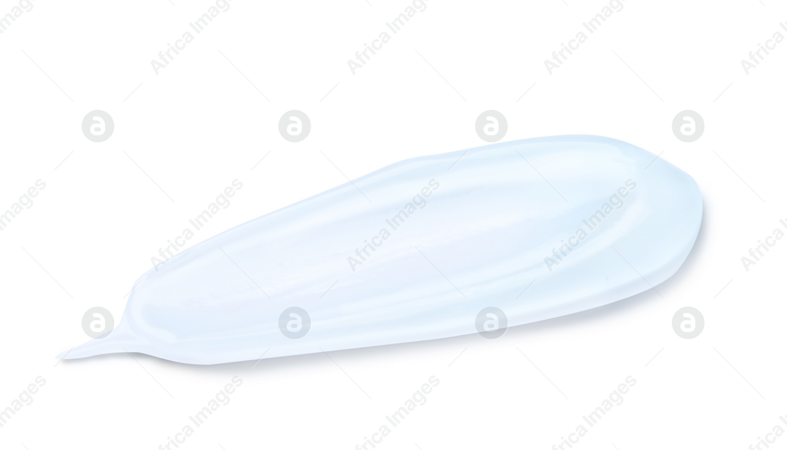 Photo of Sample of transparent cosmetic gel on light background