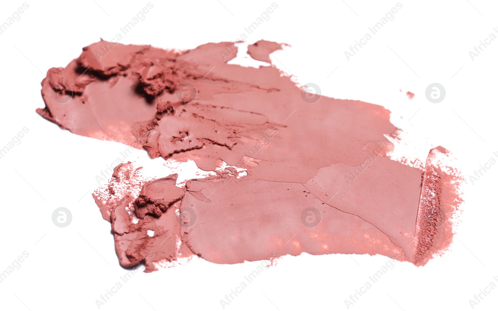 Photo of Smears of beautiful lipstick on white background