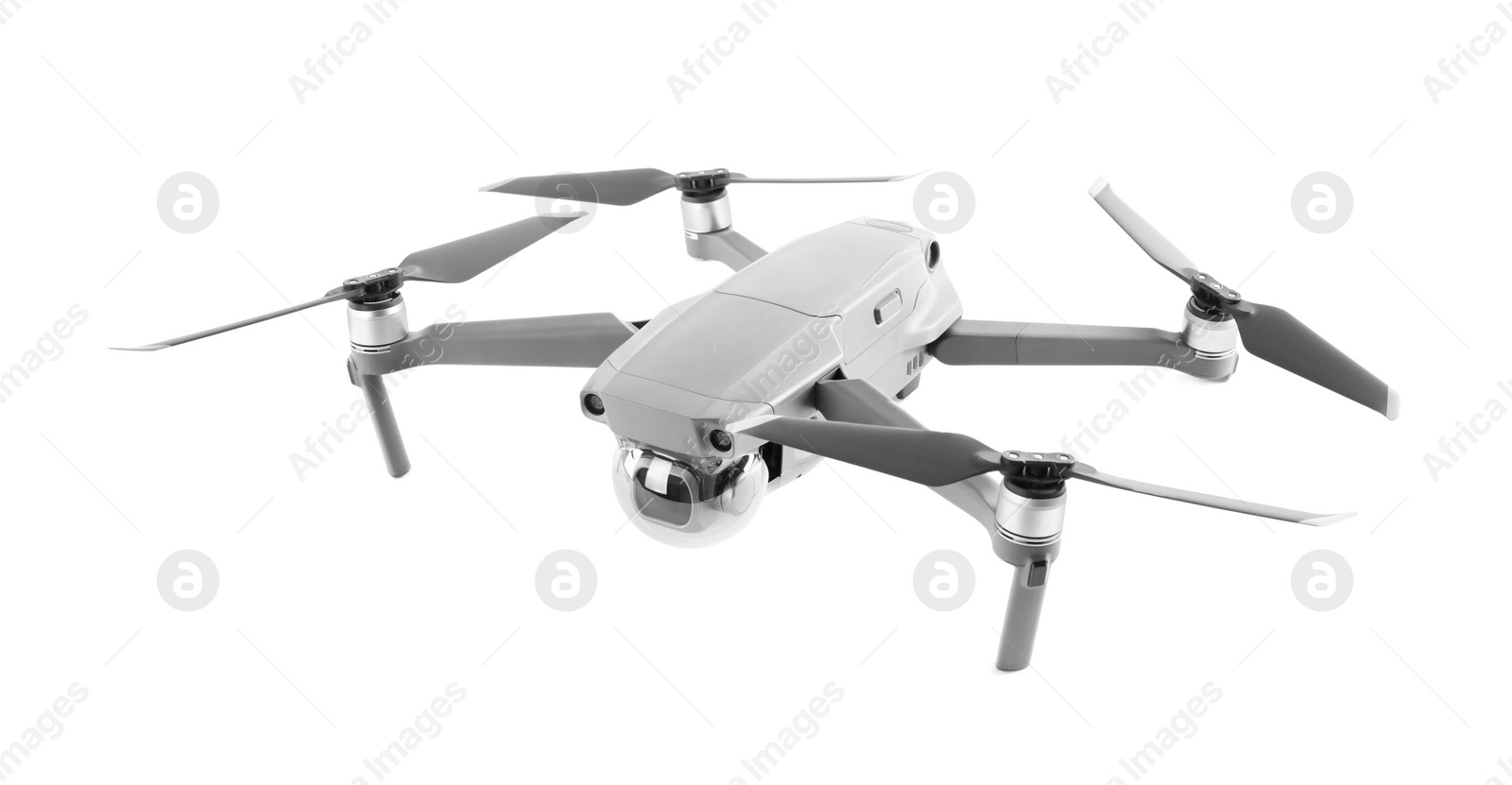 Photo of Modern drone with camera isolated on white