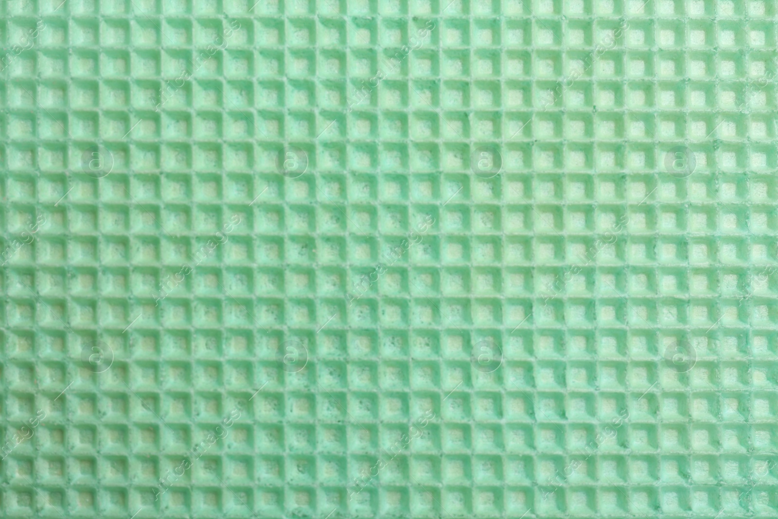 Photo of Tasty wafer as background, closeup. Crispy food