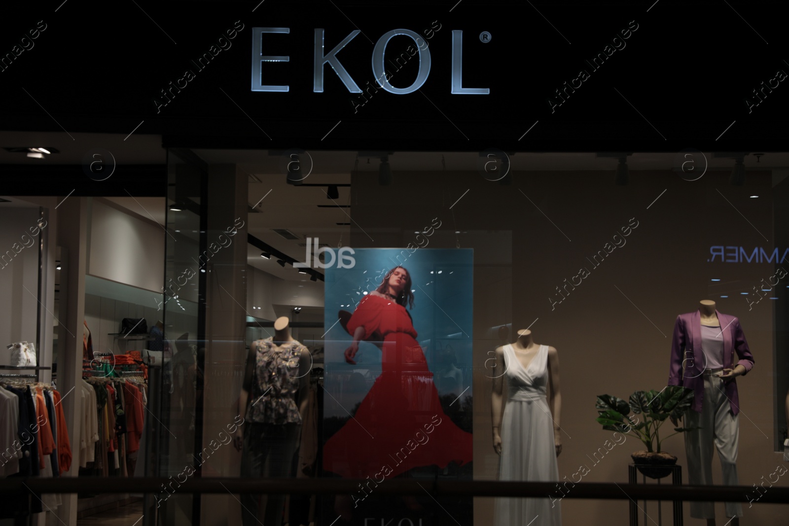 Photo of Turkey, Trabzon-June 30, 2022: Ekol fashion store in shopping mall