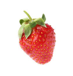 Photo of Delicious fresh ripe strawberry isolated on white