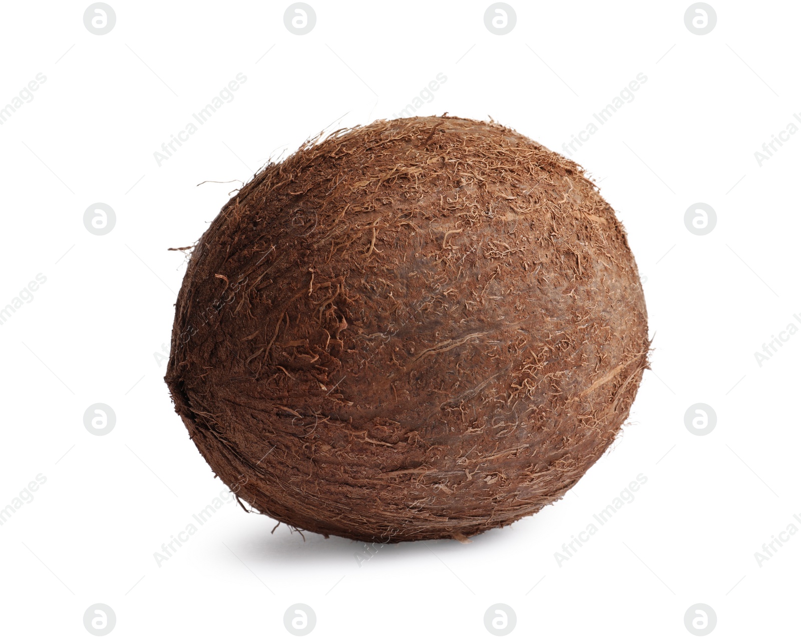 Photo of Fresh ripe whole coconut isolated on white