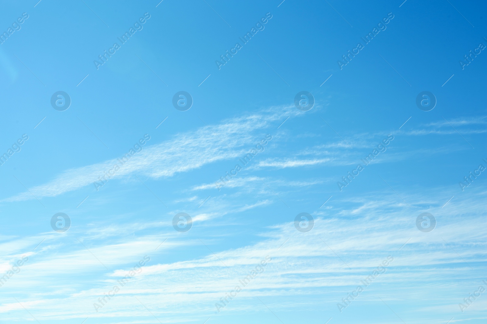 Photo of View of beautiful blue sky with clouds