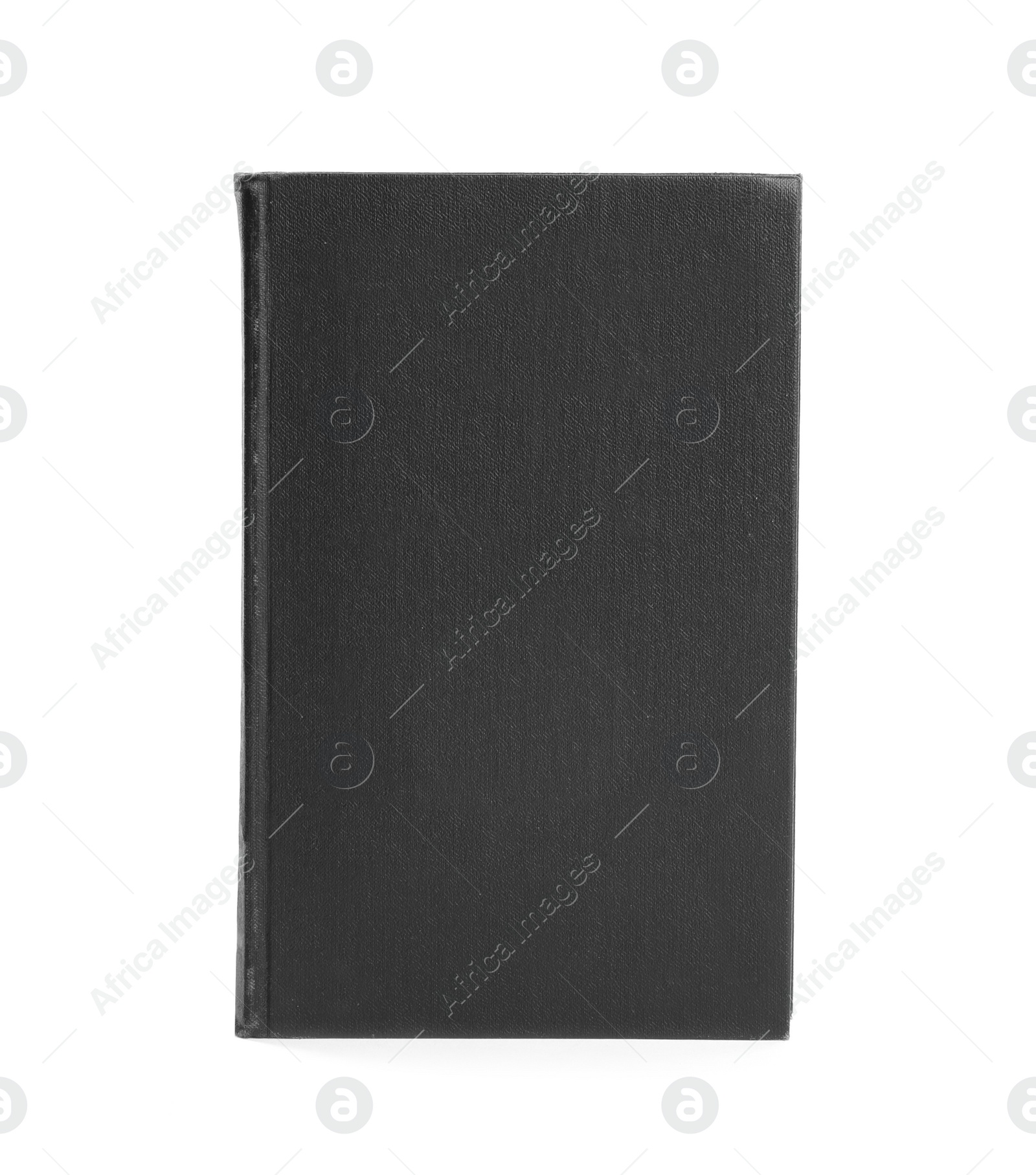 Photo of Book with hard cover isolated on white