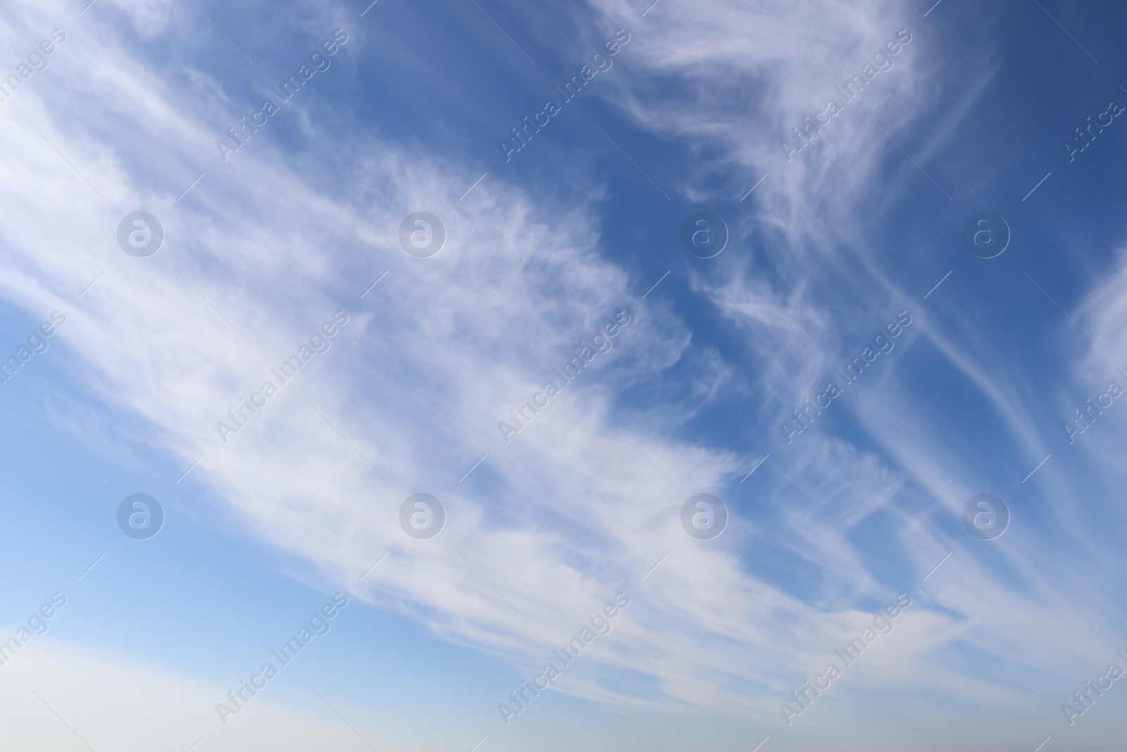 Photo of Beautiful fluffy white clouds in blue sky