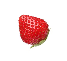 Photo of Tasty ripe fresh strawberry isolated on white