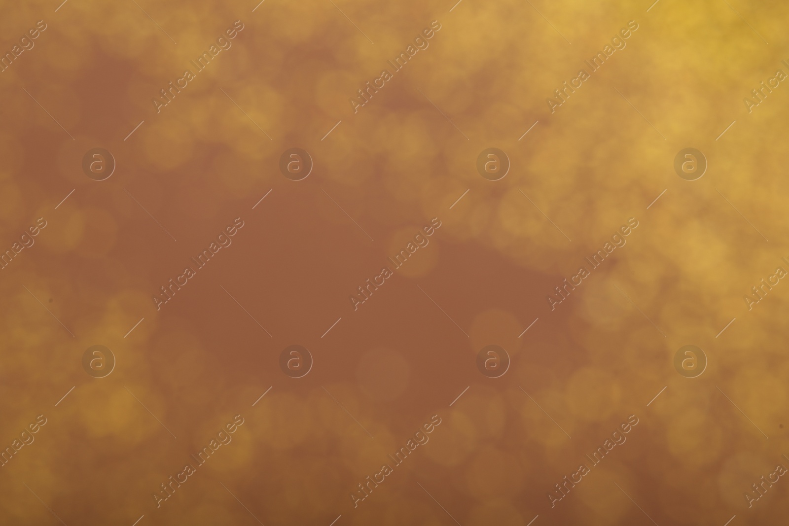 Photo of Blurred view of golden lights on dusty rose background. Bokeh effect