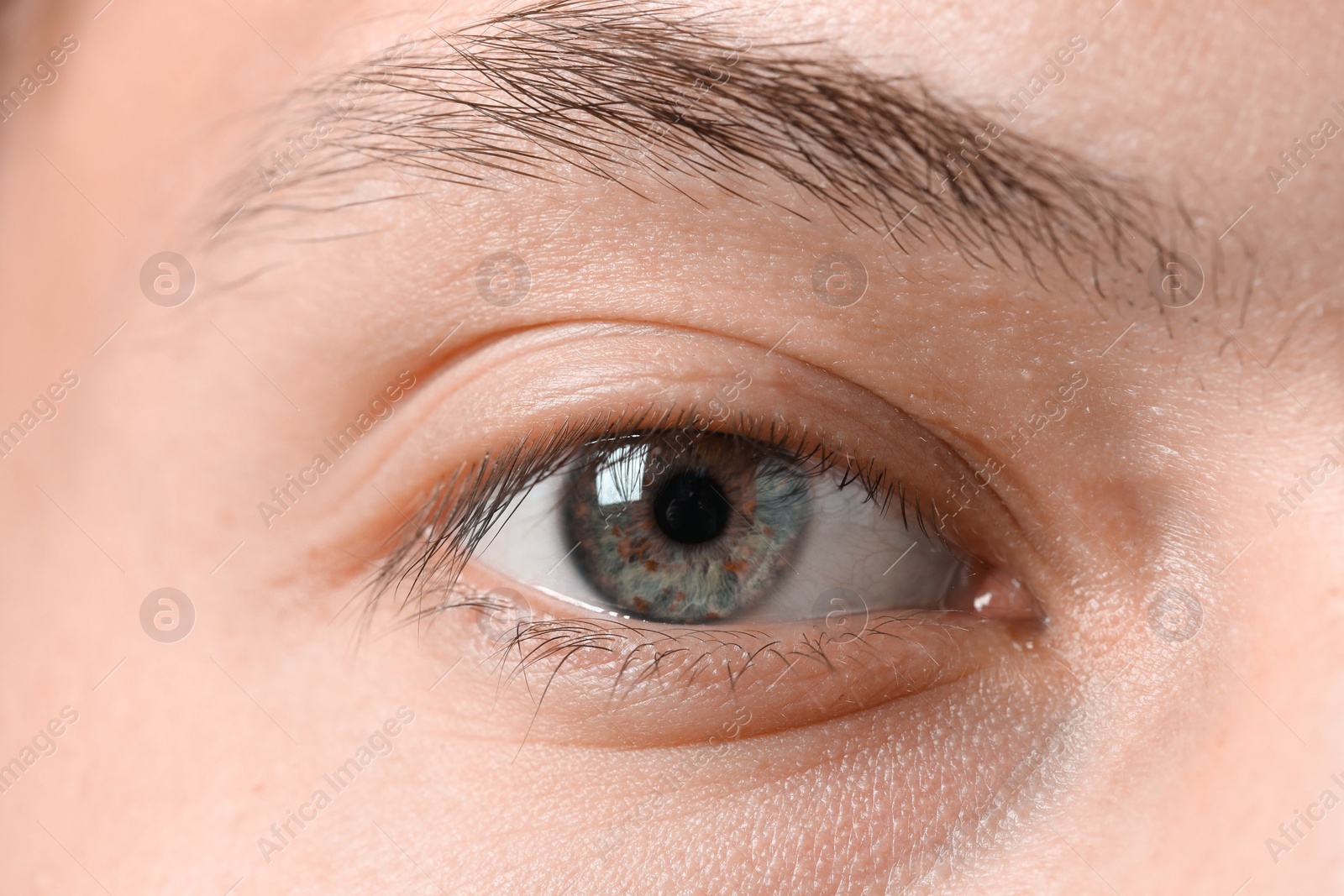 Photo of Perfect vision. Man with beautiful eyes, closeup