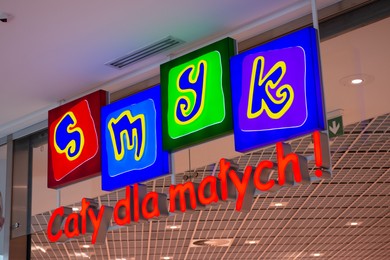 Siedlce, Poland - July 26, 2022: Smyk store in shopping mall