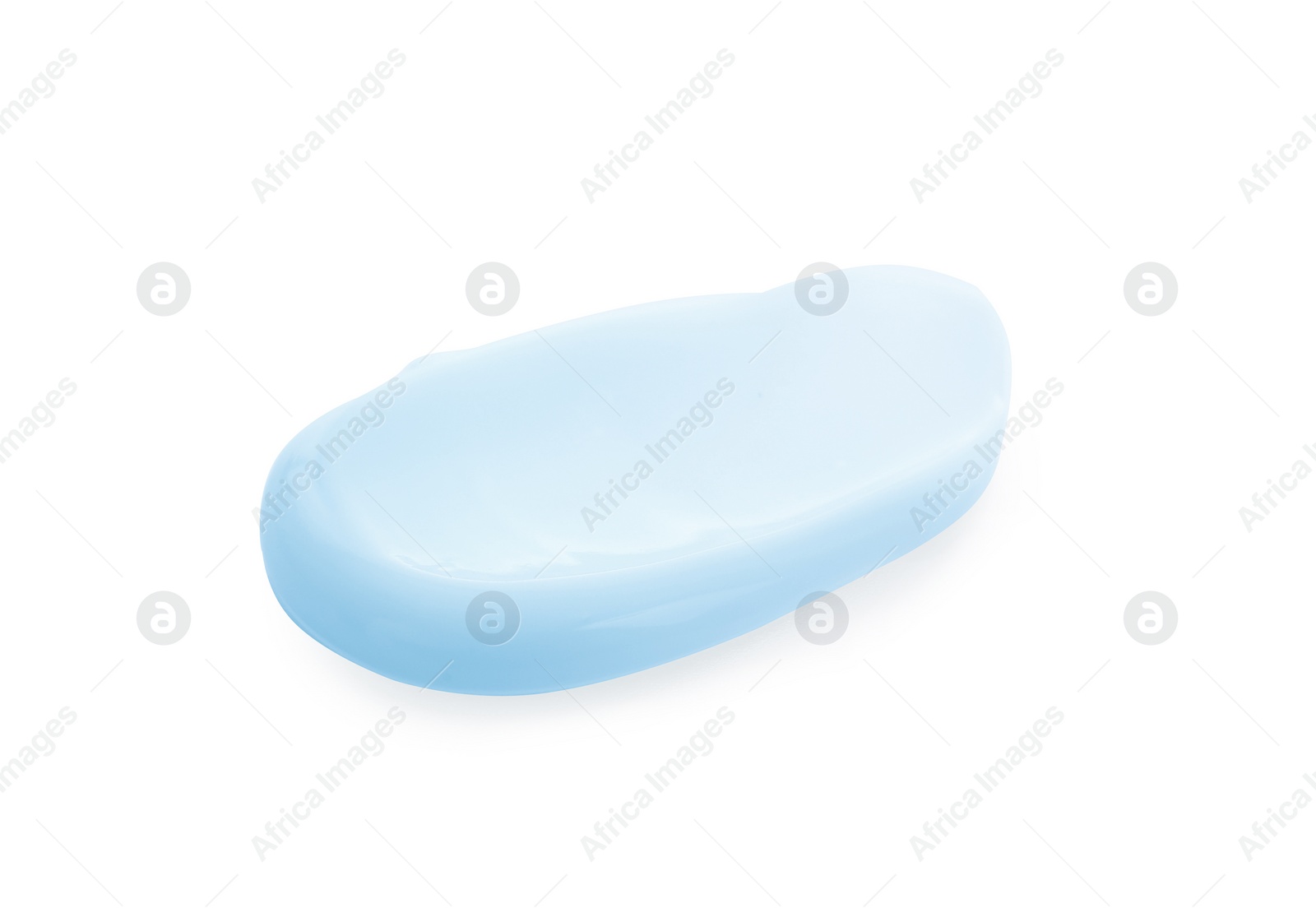 Photo of Sample of cosmetic gel isolated on white