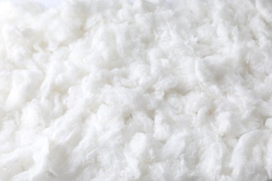 Photo of Soft clean cotton as background, top view