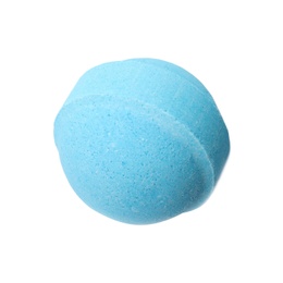 Photo of Bath bomb on white background. Spa product