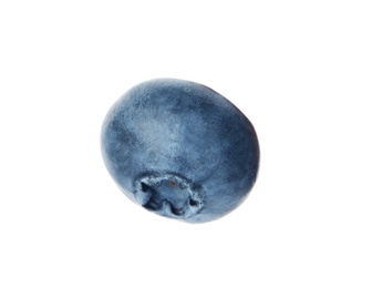 Photo of Whole fresh tasty blueberry on white background