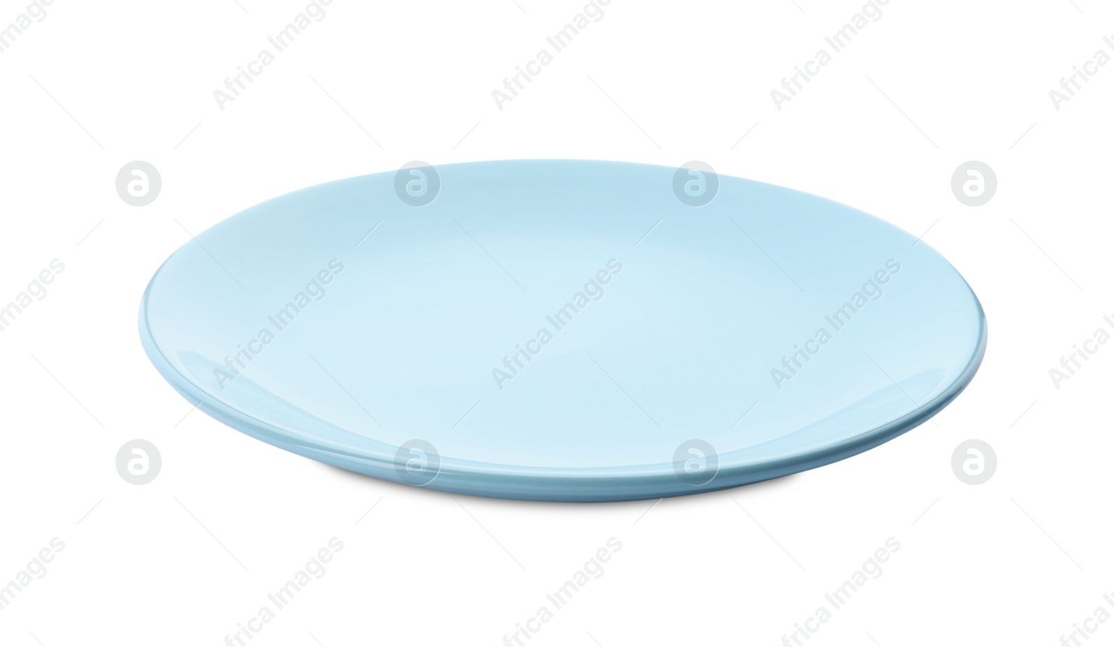 Photo of Clean empty ceramic plate isolated on white