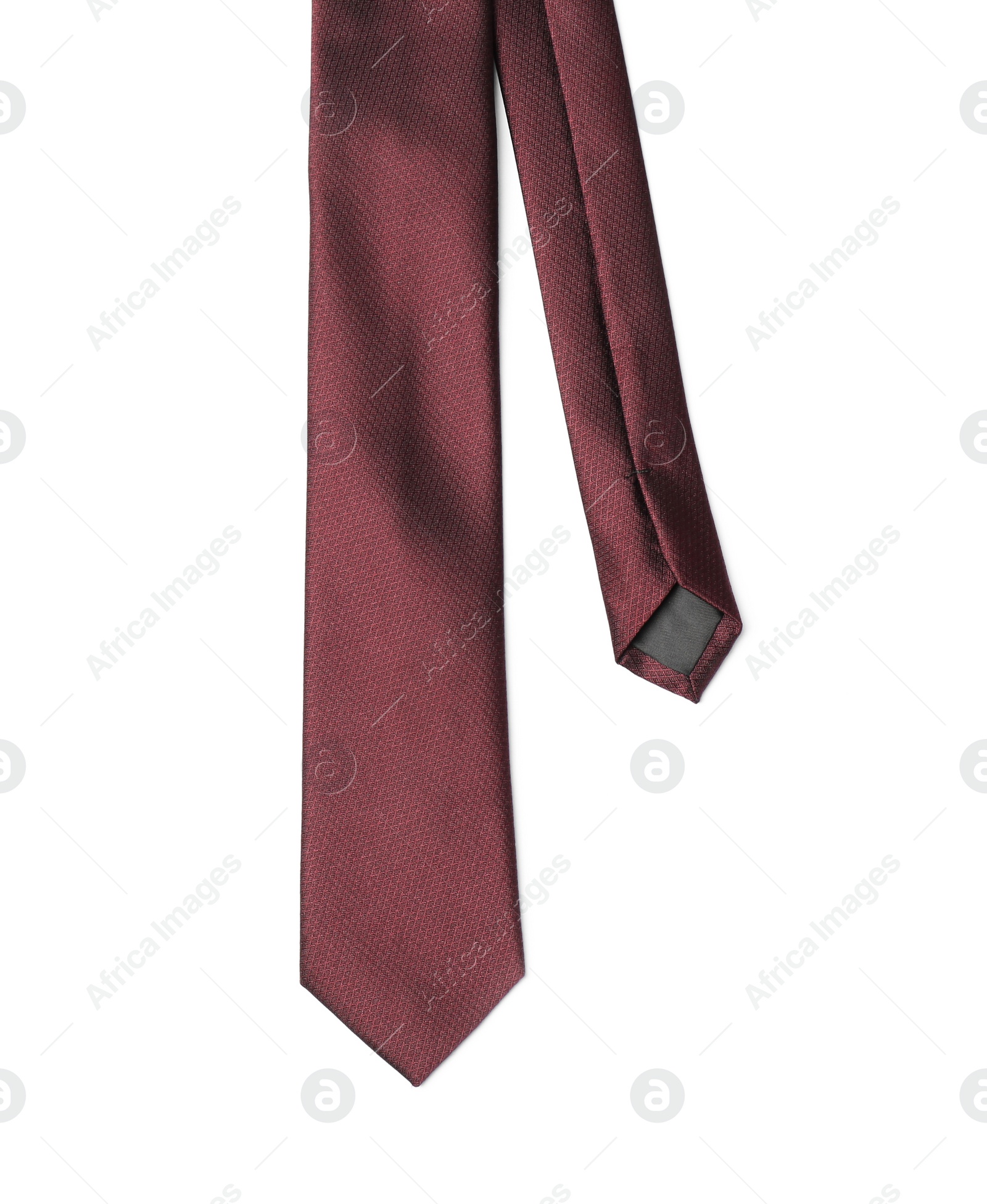 Photo of Stylish color male necktie isolated on white