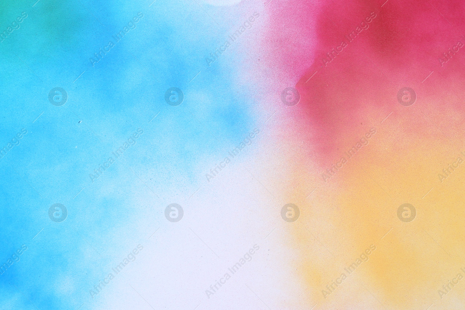 Photo of Texture of abstract spray paint as background, top view