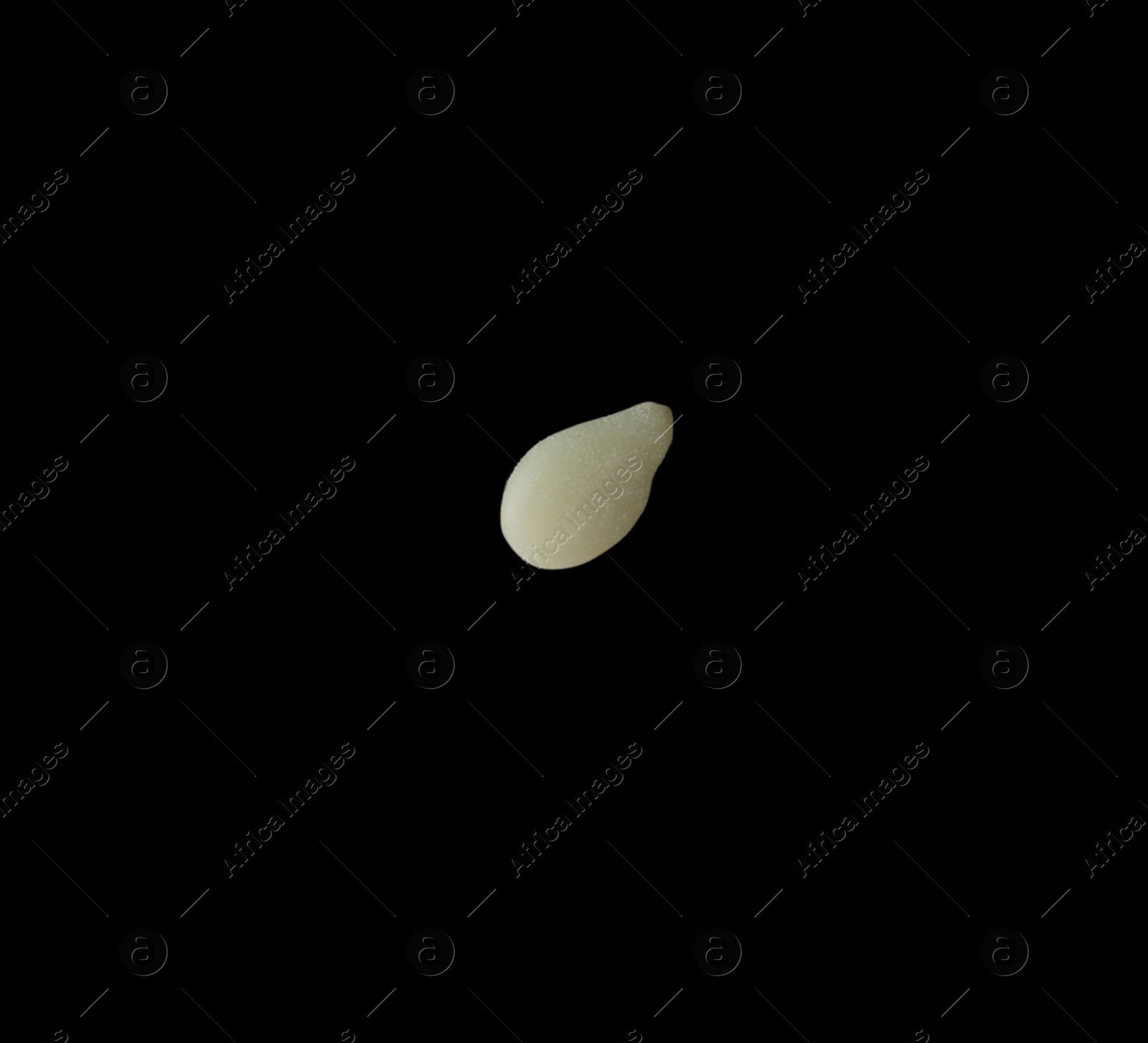 Photo of Sesame seed on black background. Ingredient for sushi