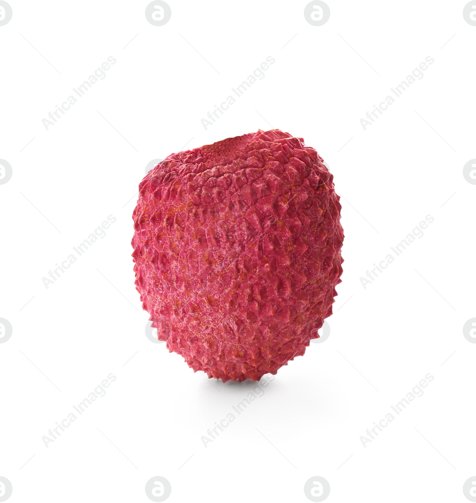 Photo of Whole ripe lychee fruit isolated on white