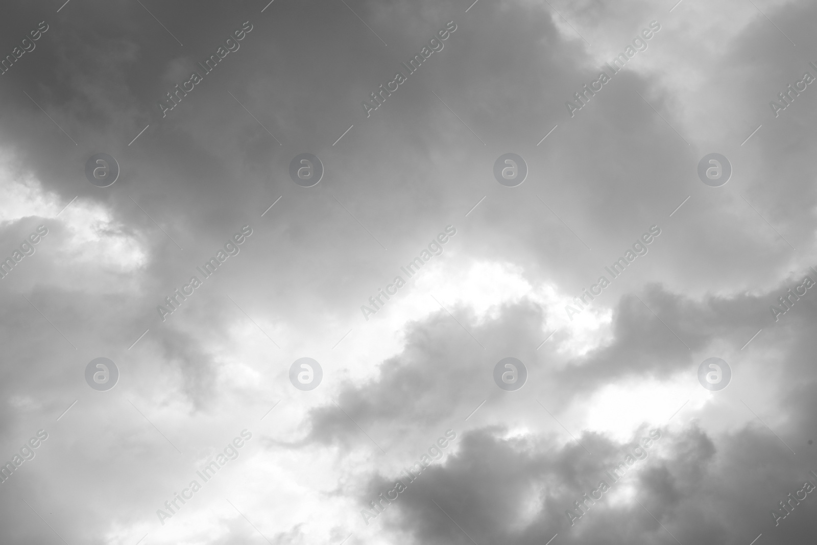 Photo of Sky with grey thunder clouds on nasty day