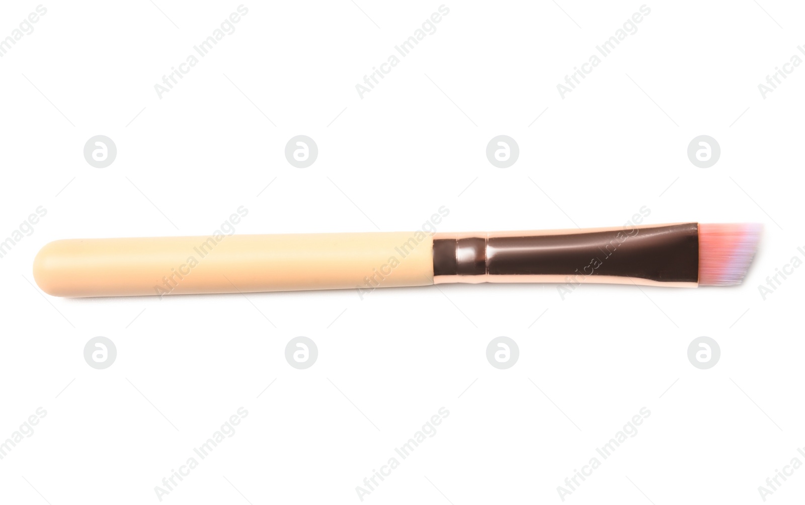 Photo of Makeup brush of professional artist on white background