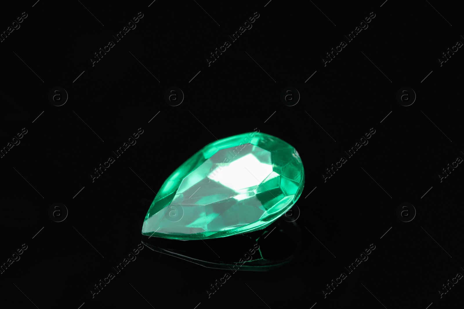 Image of Beautiful gemstone for jewelry on black background