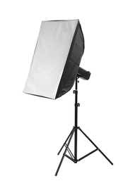 Photo of Studio lighting on white background. Food photography