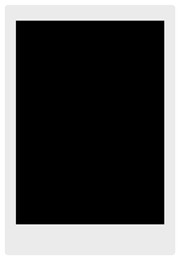 Image of Black rectangular with white frame, mockup for design. Paper photo 