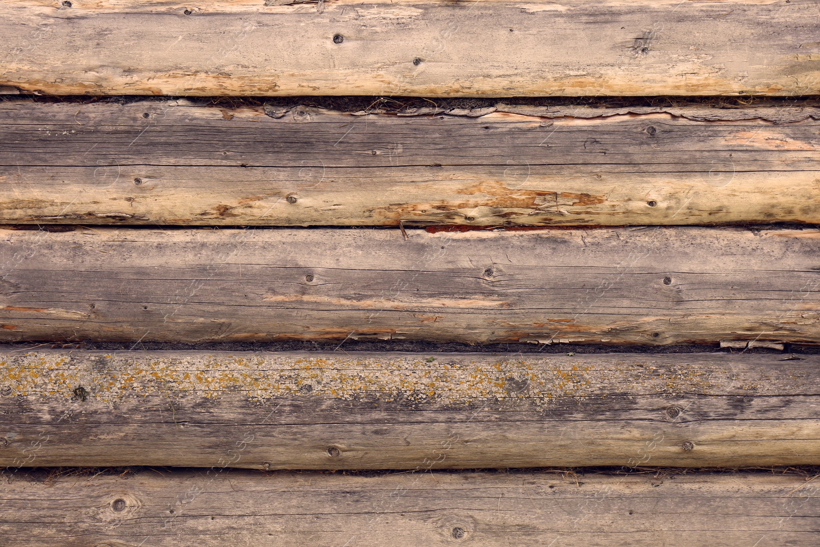 Photo of Row of wooden planks as background, fence texture