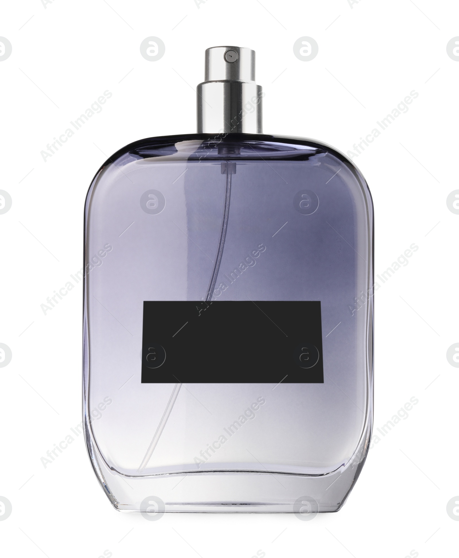 Photo of Luxury men`s perfume in bottle isolated on white