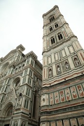 Florence, Italy - February 8, 2024: Santa Maria del Fiore outdoors, low angle view