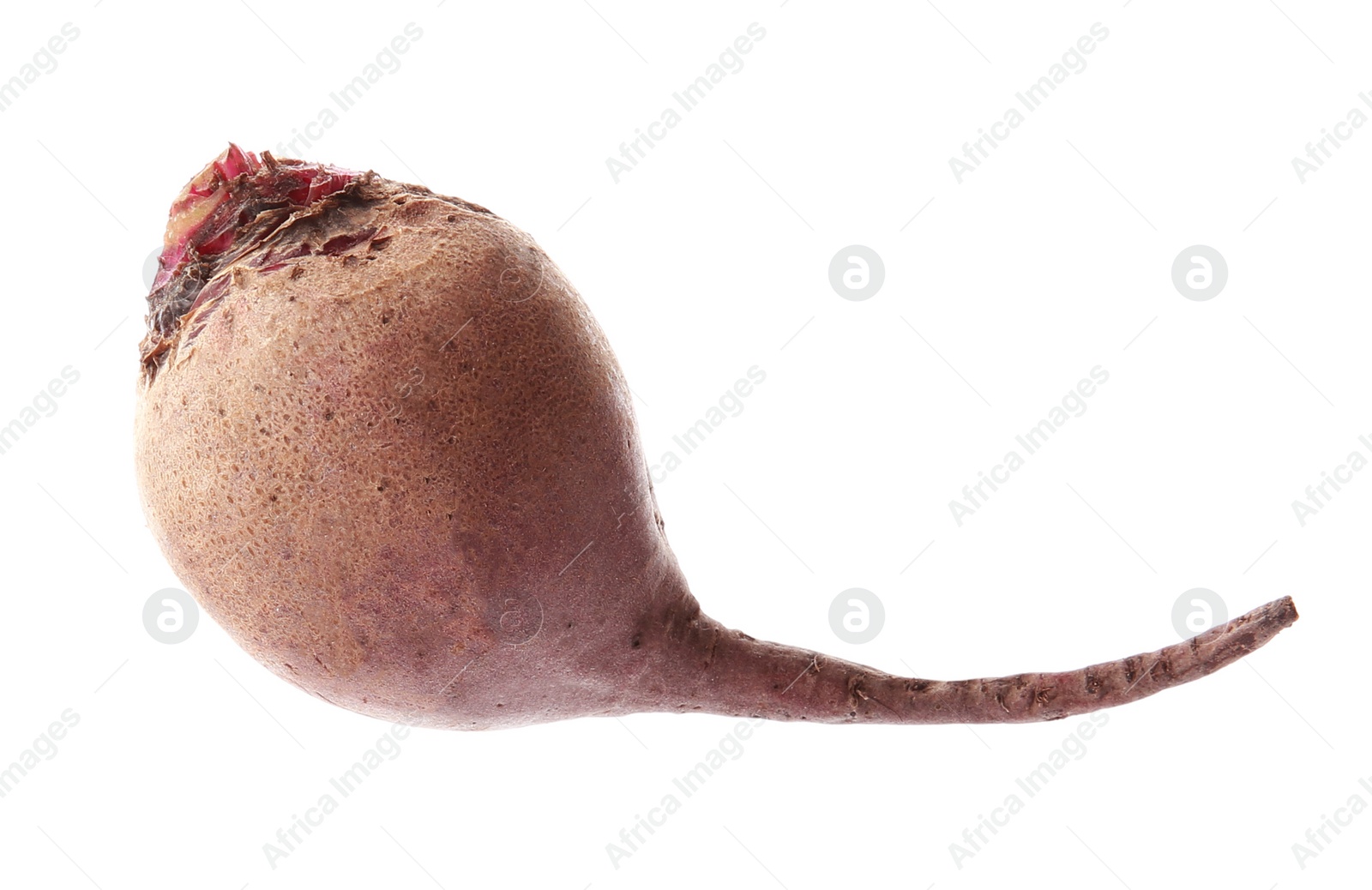 Photo of Whole fresh red beet on white background