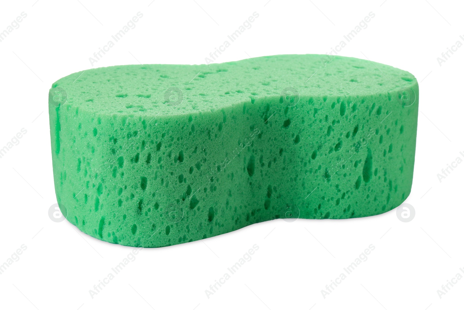 Photo of Turquoise car wash sponge isolated on white