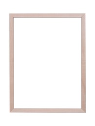 Wooden frame isolated on white. For mirror, photo, picture, painting and others