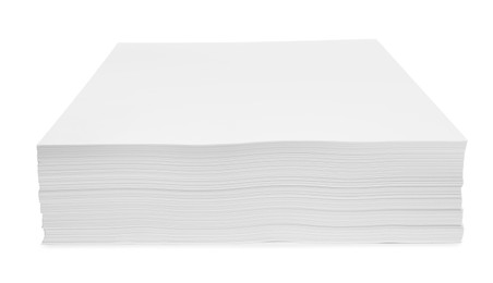 Photo of Stack of paper sheets isolated on white