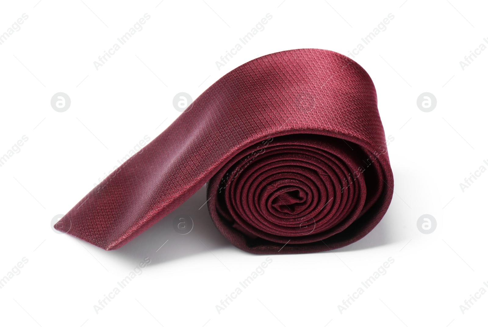 Photo of Stylish color male necktie isolated on white