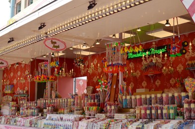 Photo of Netherlands, Groningen - May 18, 2022: Beautiful candy shop with different sweets
