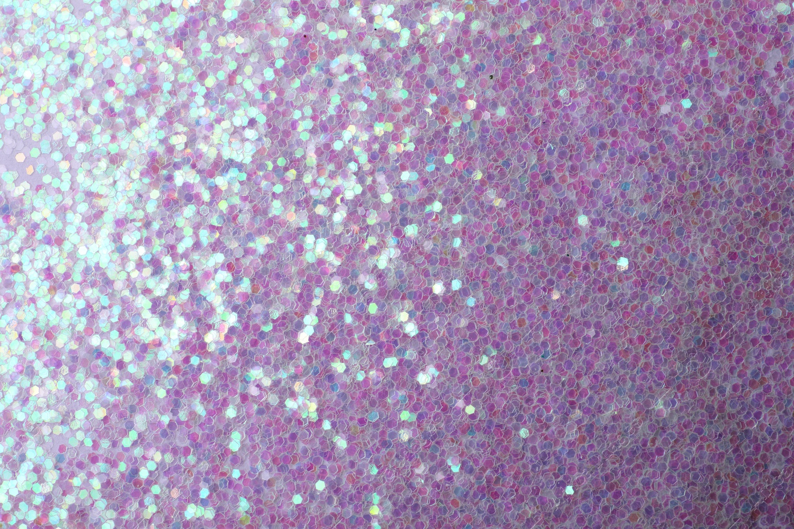 Photo of Beautiful shiny lilac glitter as background, closeup