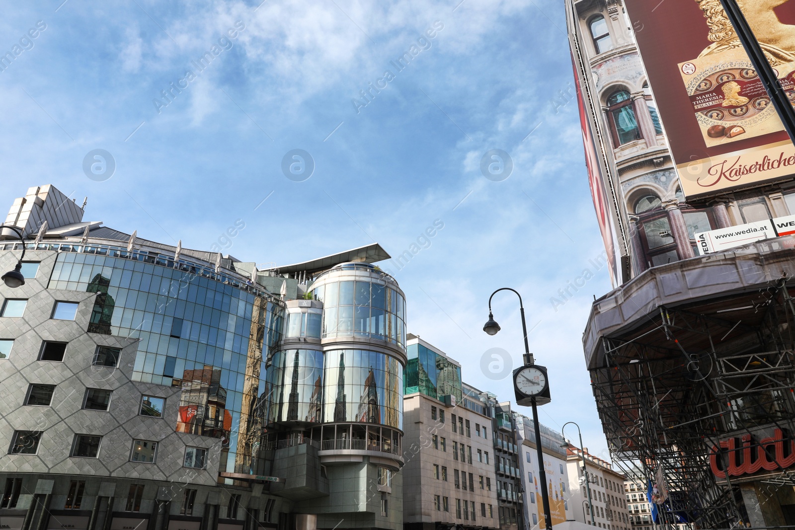 Photo of VIENNA, AUSTRIA - APRIL 26, 2019: Haas House at Stock im Eisen Platz