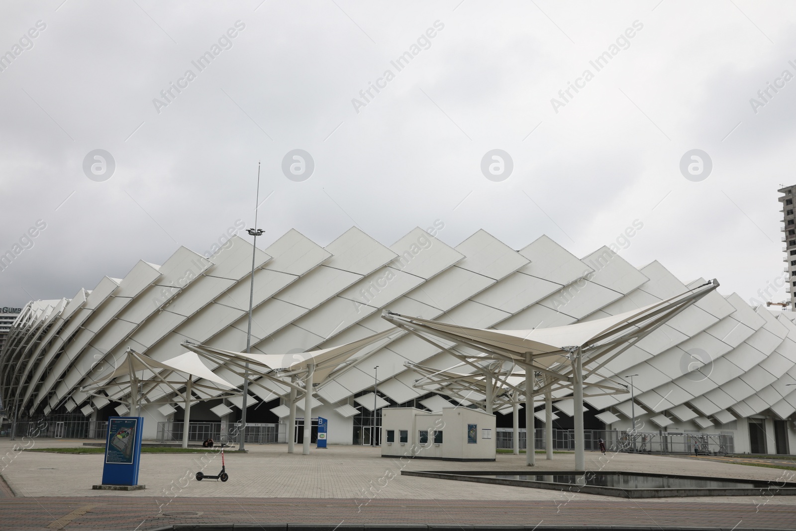 Photo of BATUMI, GEORGIA - JUNE 06, 2022: View of modern Stadium