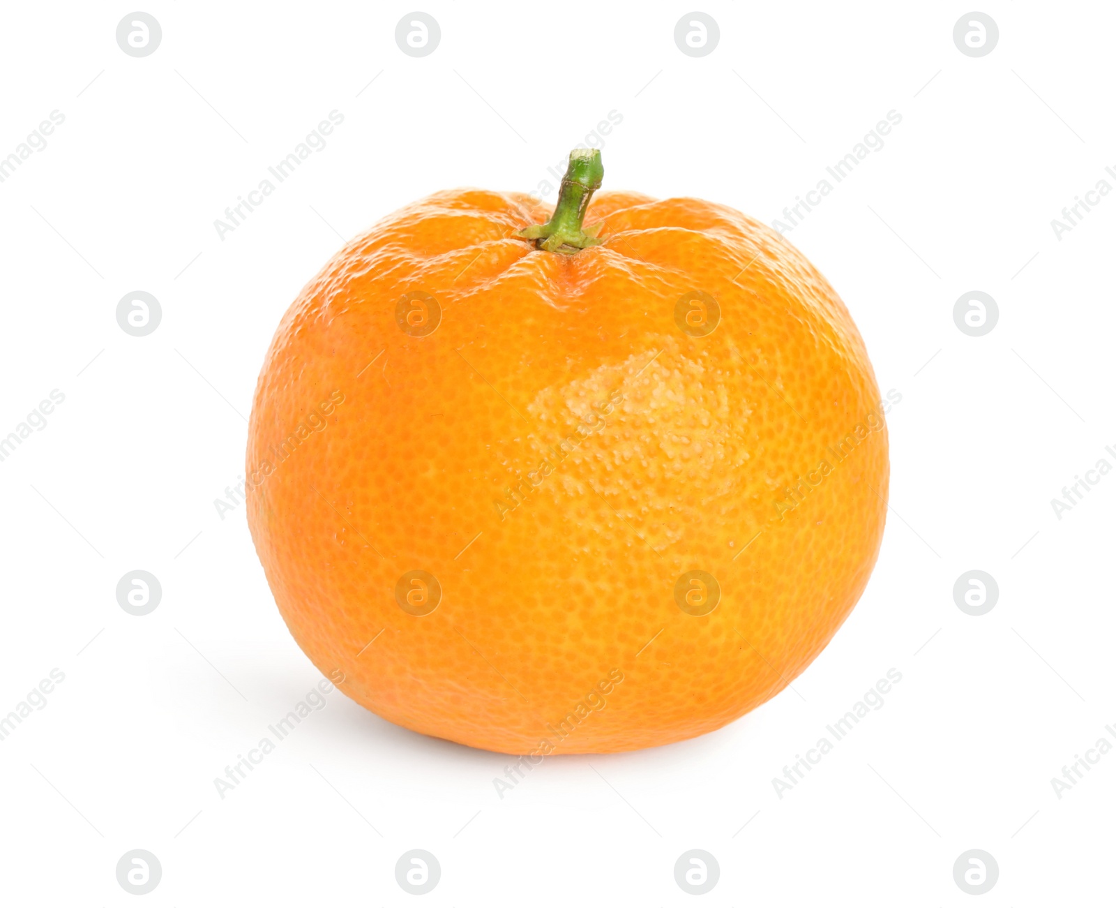 Photo of Fresh ripe juicy tangerine isolated on white