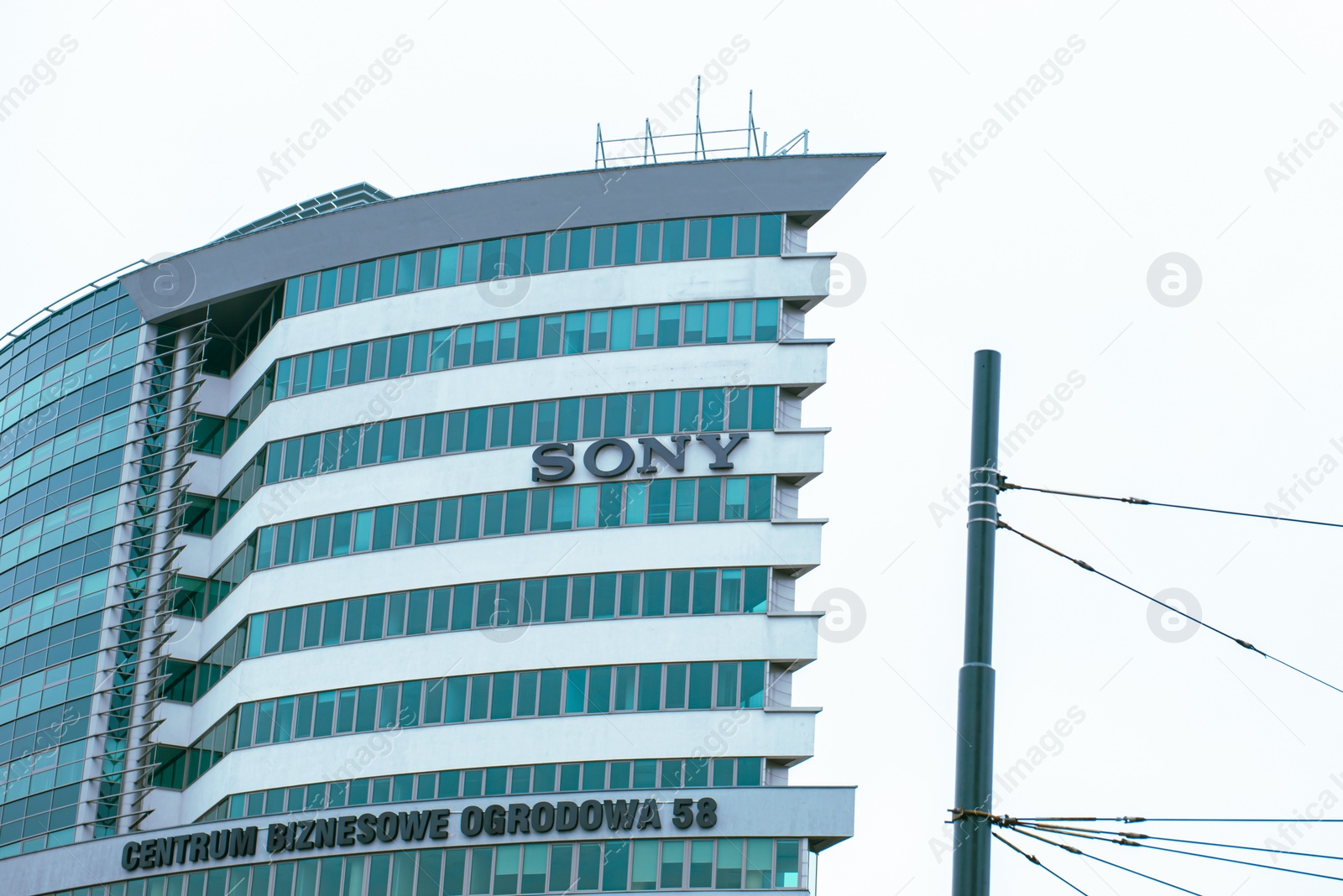 Photo of Warsaw, Poland - September 10, 2022: Beautiful modern Sony office