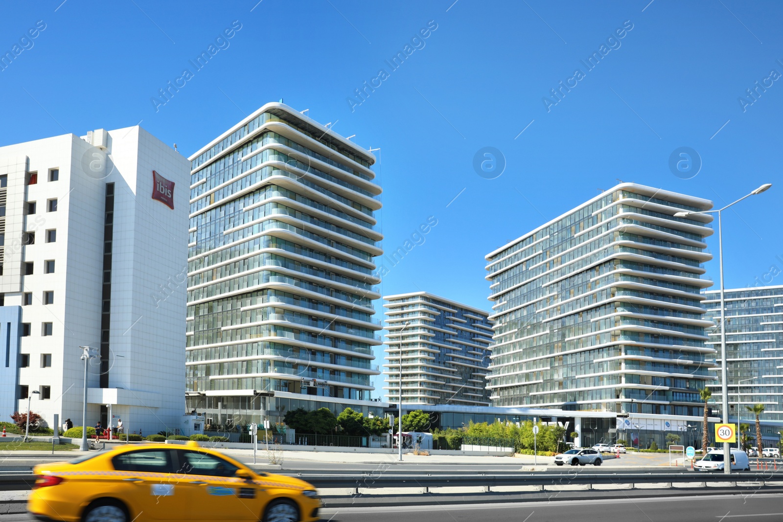 Photo of ISTANBUL, TURKEY - AUGUST 08, 2019: Cars driving along street in downtown